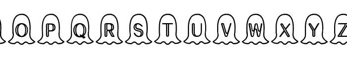Halloween Ghost Font LOWERCASE