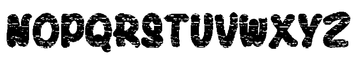 Halloween Grunge Font LOWERCASE