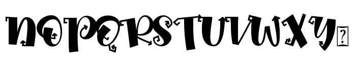 Halloween Island - Personal use Font UPPERCASE