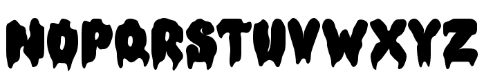 Halloween Melt Font UPPERCASE