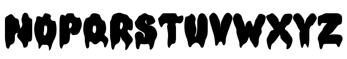 Halloween Melt Font LOWERCASE