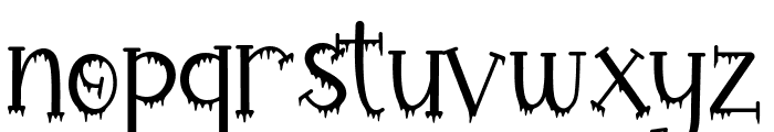 Halloween Rules Font LOWERCASE