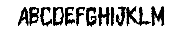 Halloween Slime (PERSONAL USE) Font LOWERCASE