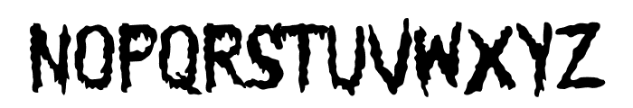 Halloween Slime (PERSONAL USE) Font LOWERCASE