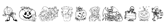 Halloween Font OTHER CHARS