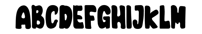 Halloweendy Font UPPERCASE