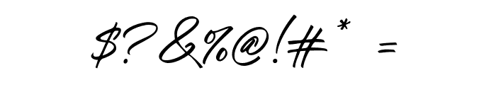 Hallrack Font OTHER CHARS