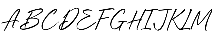 Hallrack Font UPPERCASE