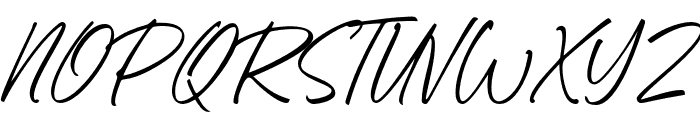 Hallrack Font UPPERCASE