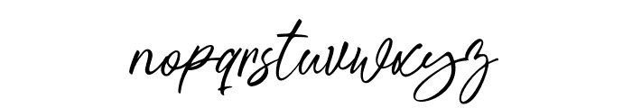 Hallrack Font LOWERCASE