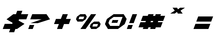 Halo Italic Font OTHER CHARS