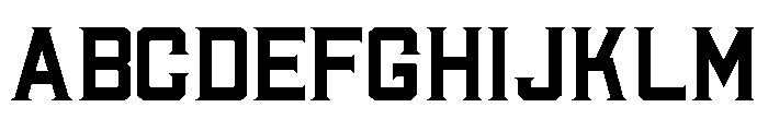 Halvert Personal Use Only Reg Font UPPERCASE