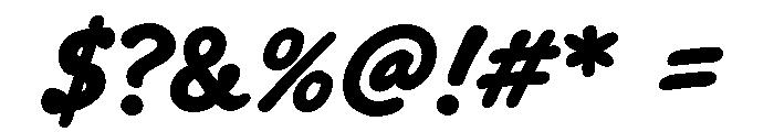 Halvorix Personal Use Only Reg Font OTHER CHARS