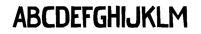 Hamand Font UPPERCASE