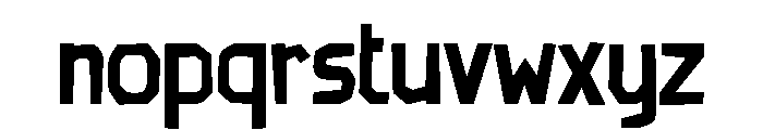 Hamand Font LOWERCASE