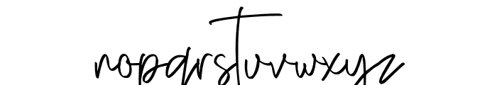 Hamellista Signature Font LOWERCASE