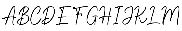 Hamilton Signature Font UPPERCASE