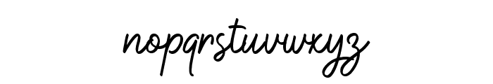 Hamilton Signature Font LOWERCASE