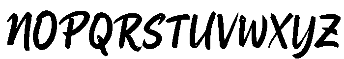 Haminda Script Font UPPERCASE