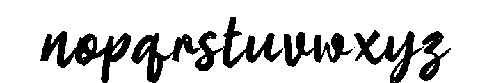 Haminda Script Font LOWERCASE