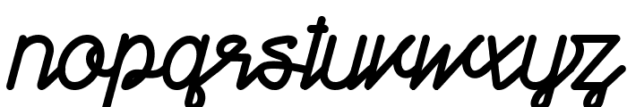 Hamoni Demo Font LOWERCASE