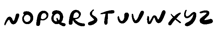 Hamugo Regular Font UPPERCASE