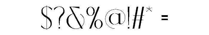 Hanami Font OTHER CHARS