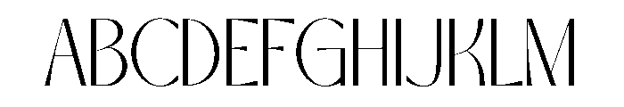 Hanami Font UPPERCASE