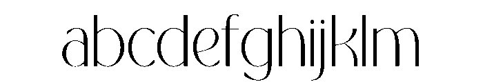 Hanami Font LOWERCASE