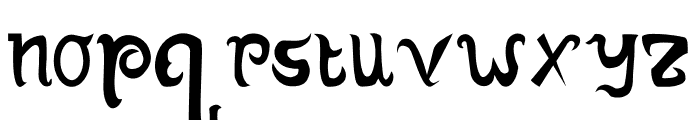 Hanatasya Sans Font LOWERCASE