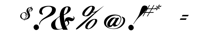 Hancock Regular Font OTHER CHARS