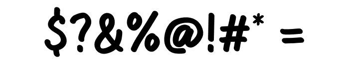 Hand Coffe Font OTHER CHARS