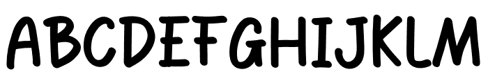 Hand Coffe Font UPPERCASE
