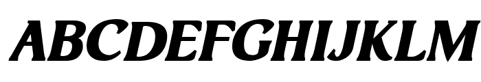 Hand Crafted Italic Font UPPERCASE