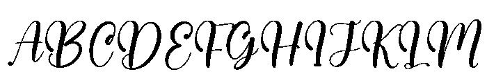 Hand Lettering Font UPPERCASE