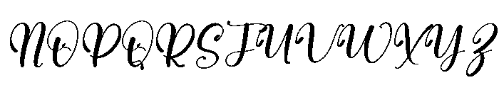Hand Lettering Font UPPERCASE