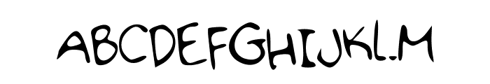 HandDoodle Font UPPERCASE