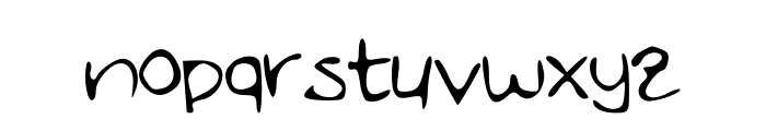 HandDoodle Font LOWERCASE
