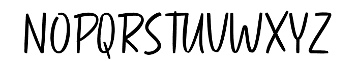 HandMarker Font UPPERCASE