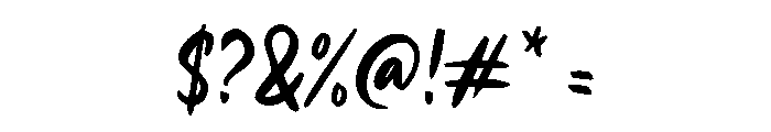 Handal Jaya Font OTHER CHARS