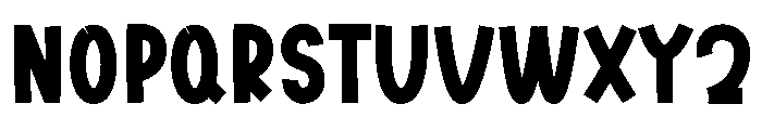 Handbag Font UPPERCASE