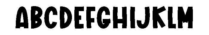 Handbag Font LOWERCASE