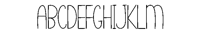 Handbook Font UPPERCASE