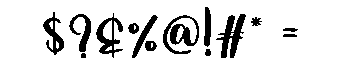 Handcraft Font OTHER CHARS