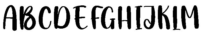 Handcraft Font UPPERCASE