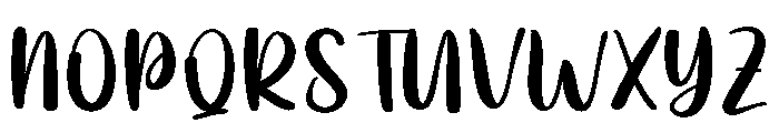 Handcraft Font UPPERCASE