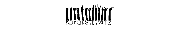 Handey Inner Font LOWERCASE