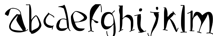 Handiqua Font LOWERCASE