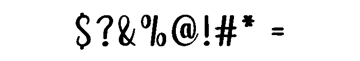 Handley2 Font OTHER CHARS