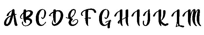 Handley2 Font UPPERCASE